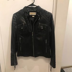 Michael Kors Black Leather Jacket